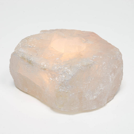 Rock Crystal Candle Holder