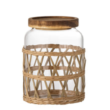  Storage jar with acacia wood lid