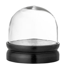  Glass dome with dark mango wood floor