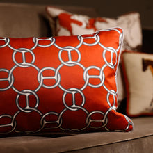  Decorative cushion made from the elegant Hermes fabric