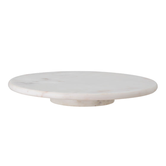  White Marble Rotating Serving Platter