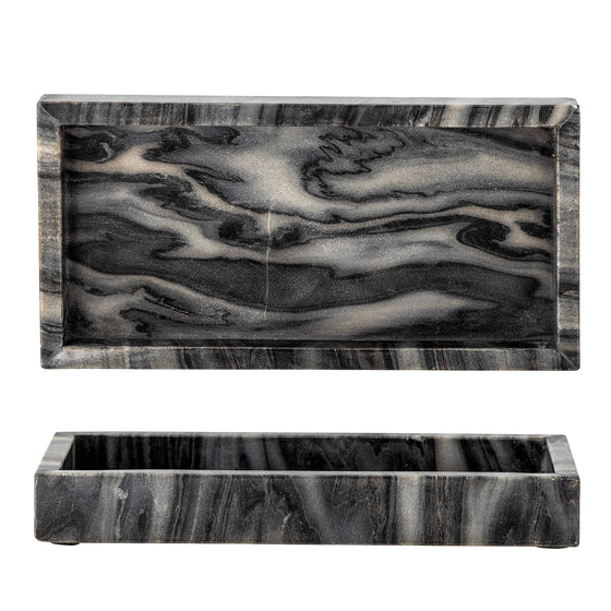 Gray marble tray