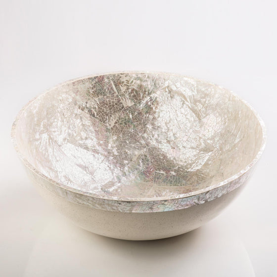 Fiji Mother of Pearl Foot Bowl including Tray